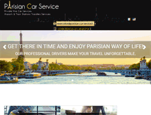Tablet Screenshot of parisian-car-service.com